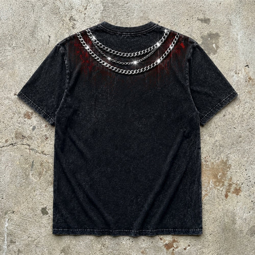 Cross Chains - Washed Graphic Tee