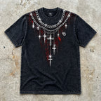 Cross Chains - Washed Graphic Tee