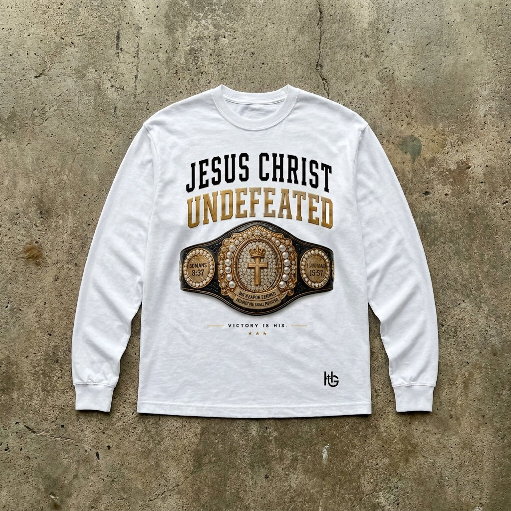 Jesus Undefeated - Championship Long Sleeve
