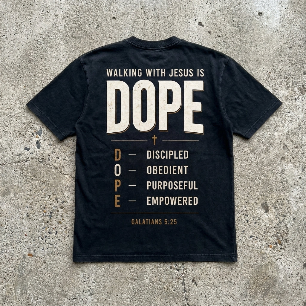 Walking With Jesus - Boxy Tee