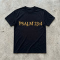 Psalm 23:4 – Black Graphic Tee