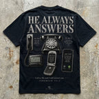 Call On Jesus – Vintage Black Tee