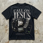 Call On Jesus – Vintage Black Tee
