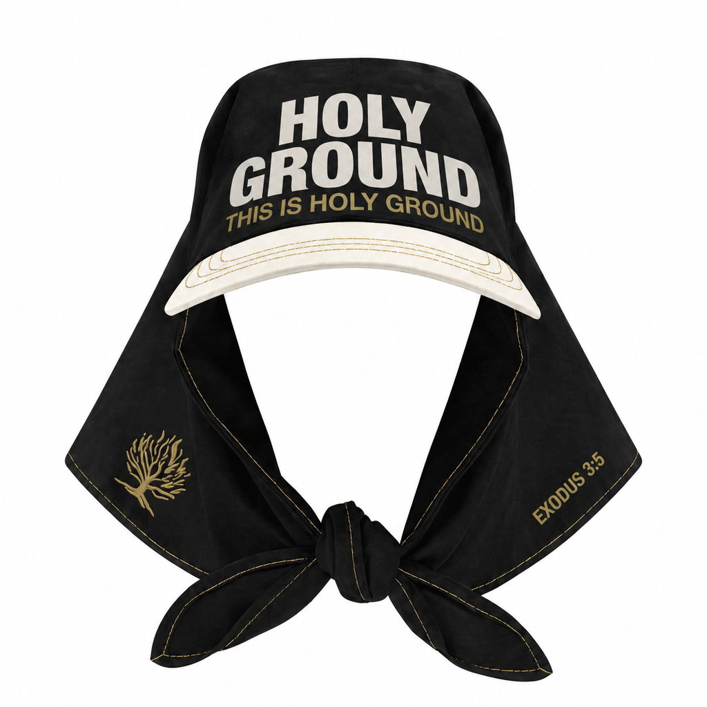 Holy Ground – Black Headscarf Cap