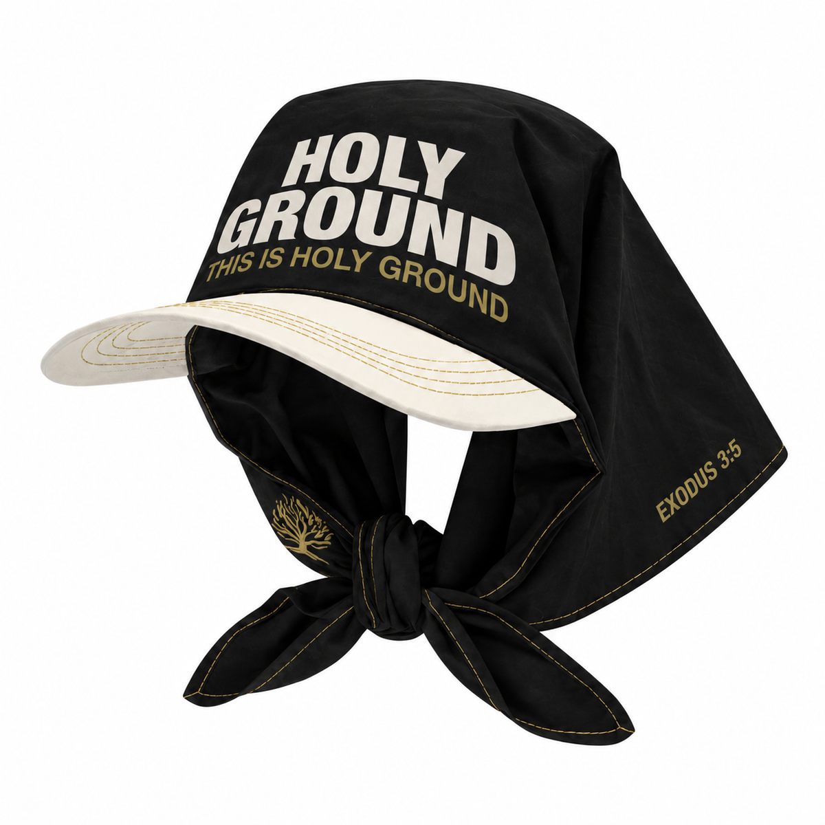 Holy Ground – Black Headscarf Cap