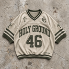 Holy Ground 46 – Cream Varsity Jersey