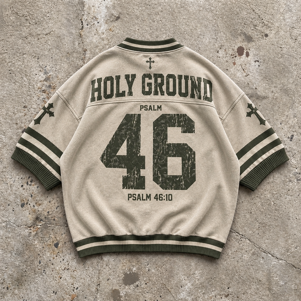 Holy Ground 46 – Cream Varsity Jersey